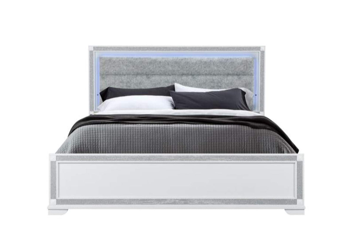 SOLEIL-WHITE-KB SOLEIL WHITE KING BED