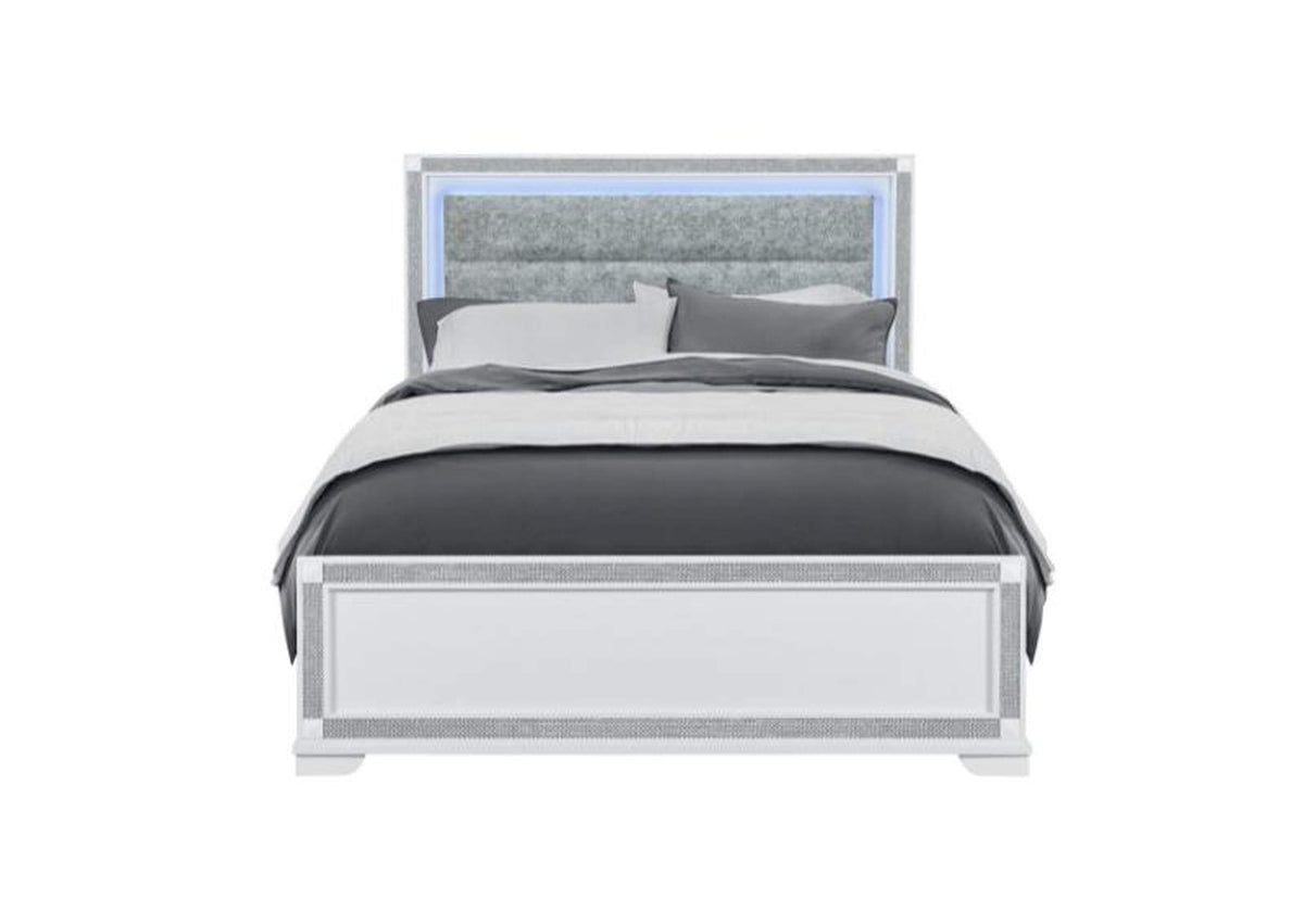 SOLEIL-WHITE-QB SOLEIL WHITE QUEEN BED