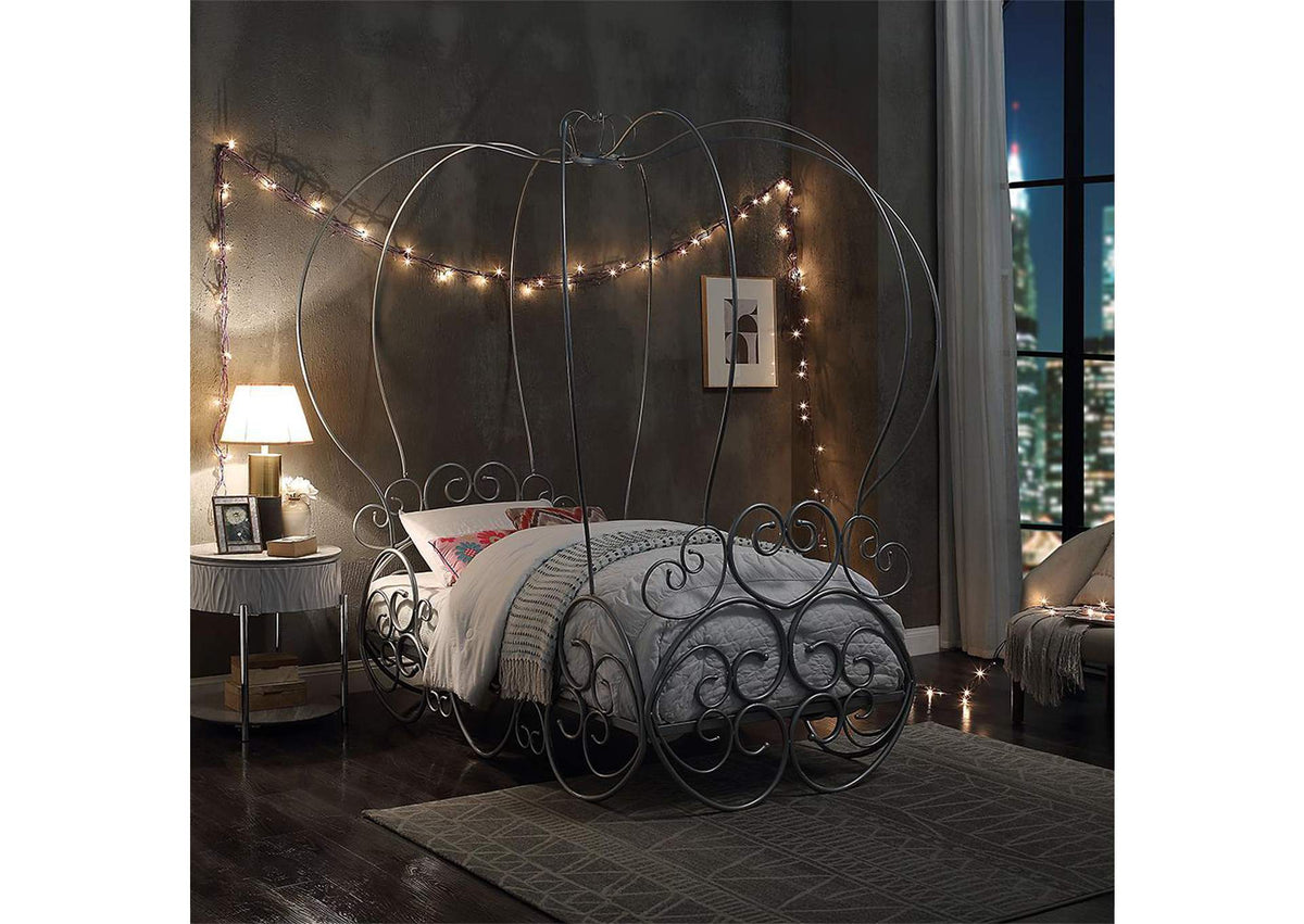 37190T Priya Twin Bed with Canopy