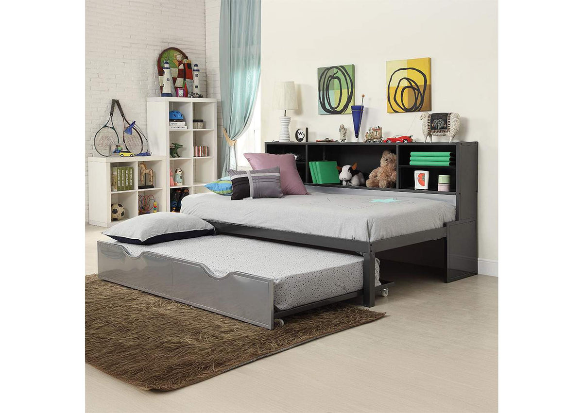 37225T Renell Twin Bed with Trundle and Storage