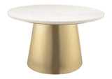 TOV-OC18134 Bleeker Marble Coffee Table