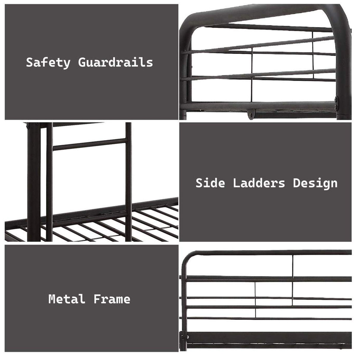 37330 Cairo Triple Full Bunk Bed