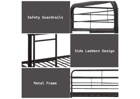 37330 Cairo Triple Full Bunk Bed