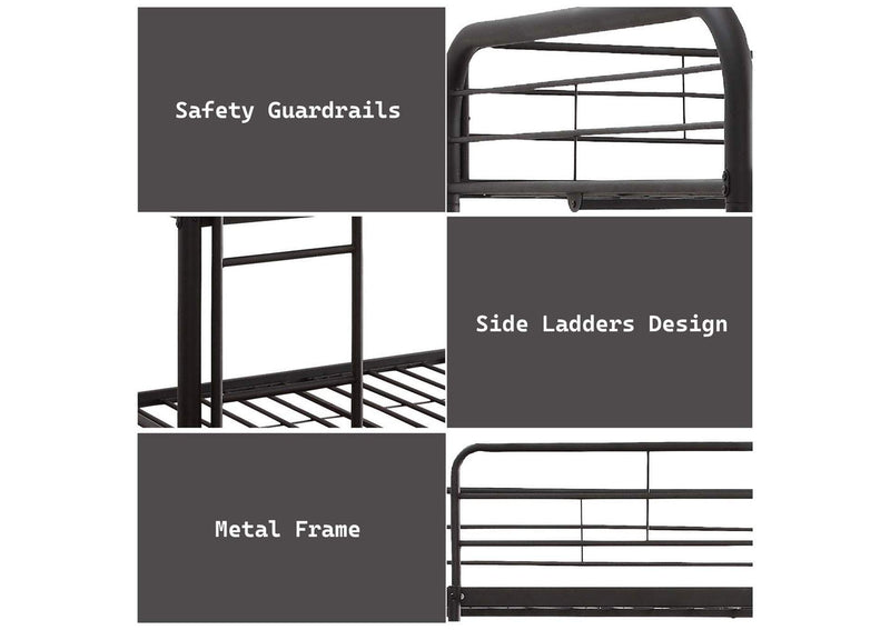 37330 Cairo Triple Full Bunk Bed