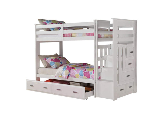 37370 Allentown Twin-Twin Bunk Bed with Trundle and Storage