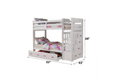 37370 Allentown Twin-Twin Bunk Bed with Trundle and Storage