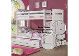 37370 Allentown Twin-Twin Bunk Bed with Trundle and Storage