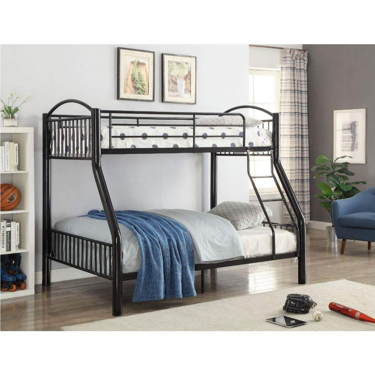 37380BK Cayelynn Twin-Full Bunk Bed