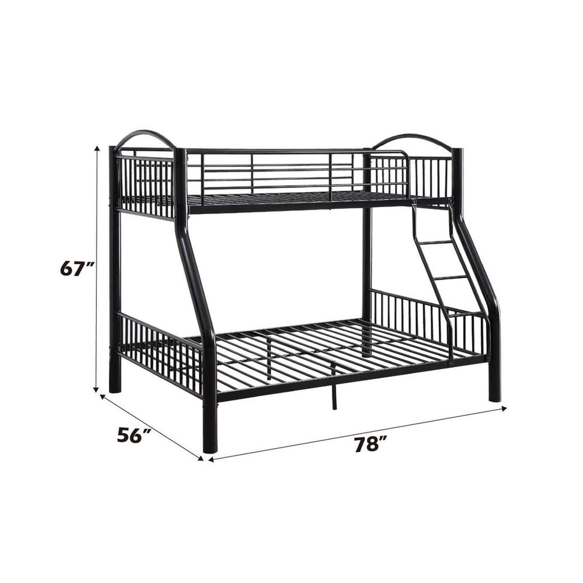 37380BK Cayelynn Twin-Full Bunk Bed