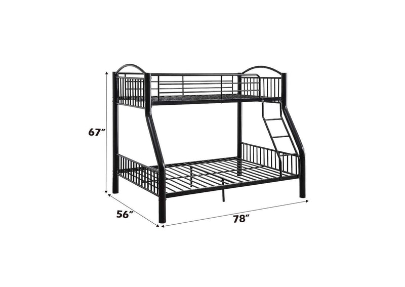 37380BK Cayelynn Twin-Full Bunk Bed