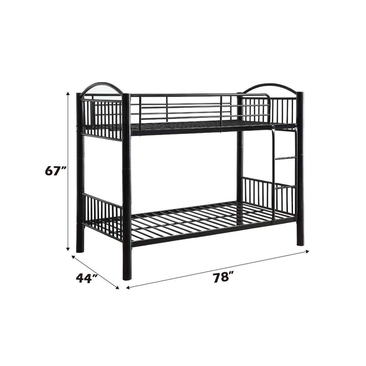 37385BK Cayelynn Twin-Twin Bunk Bed