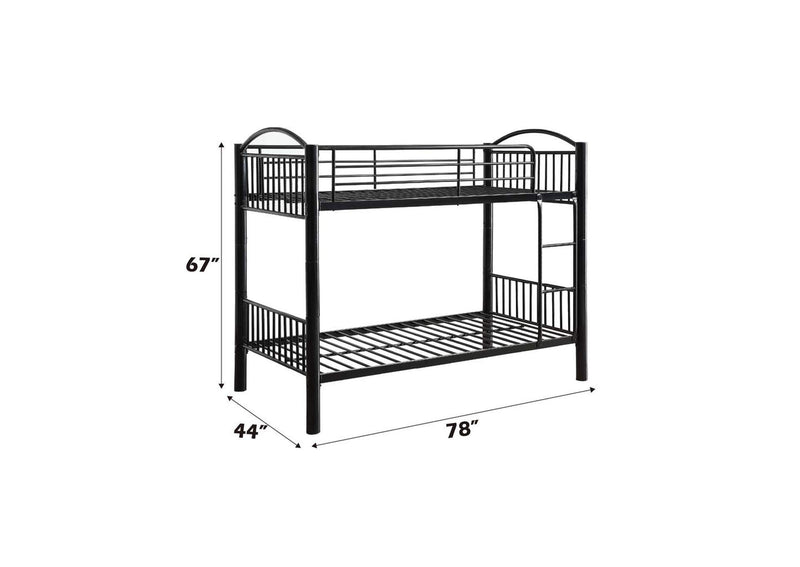 37385BK Cayelynn Twin-Twin Bunk Bed