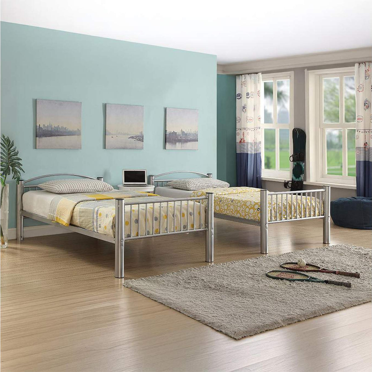 37385SI Cayelynn Twin-Twin Bunk Bed