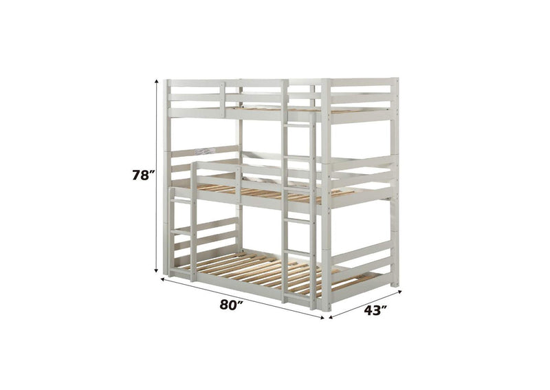 37420 Ronnie Triple Twin Bunk Bed