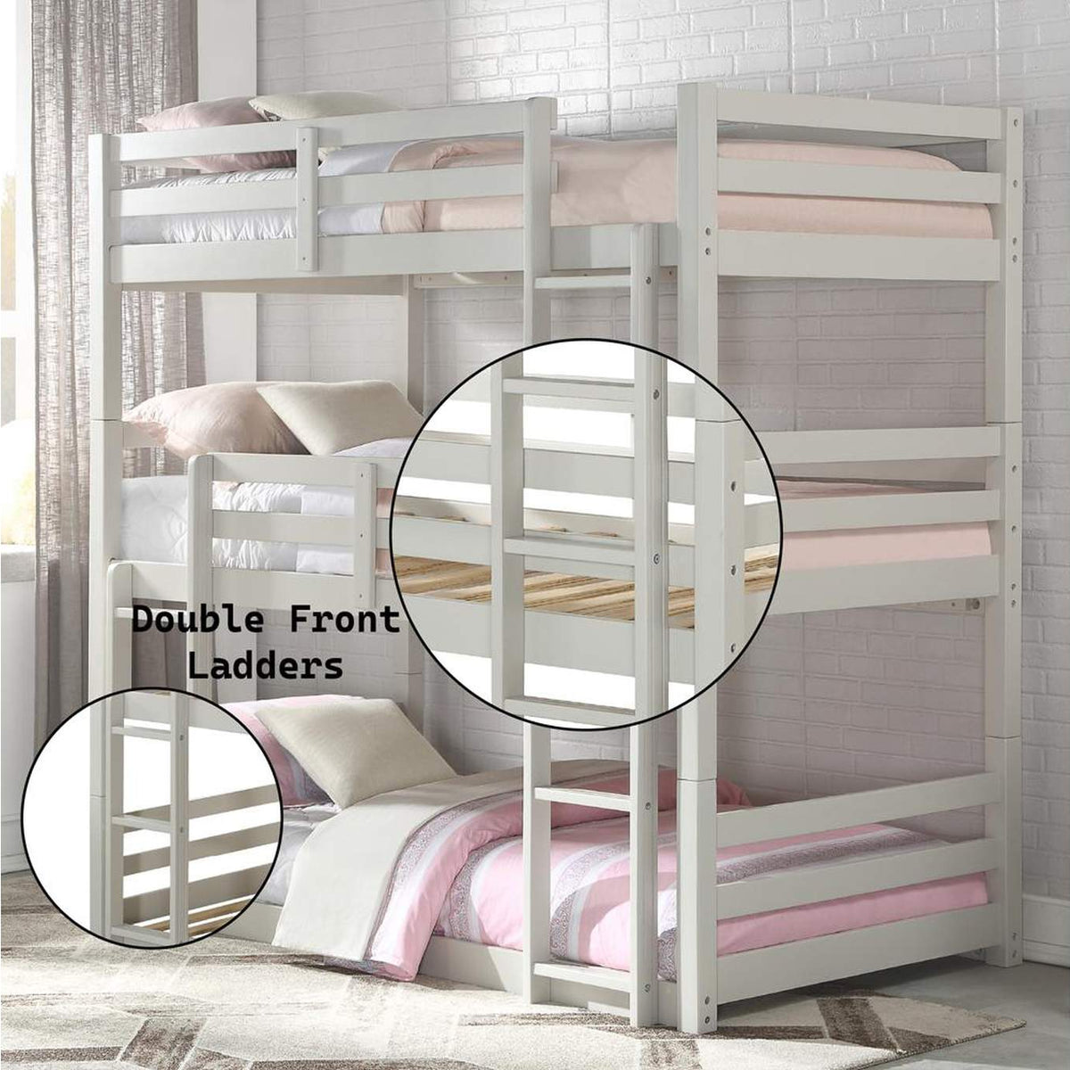37420 Ronnie Triple Twin Bunk Bed
