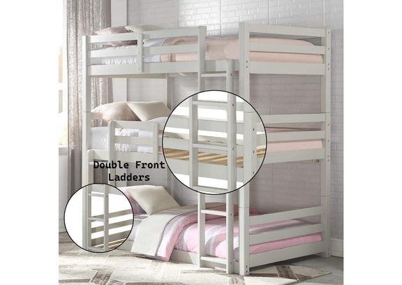 37420 Ronnie Triple Twin Bunk Bed