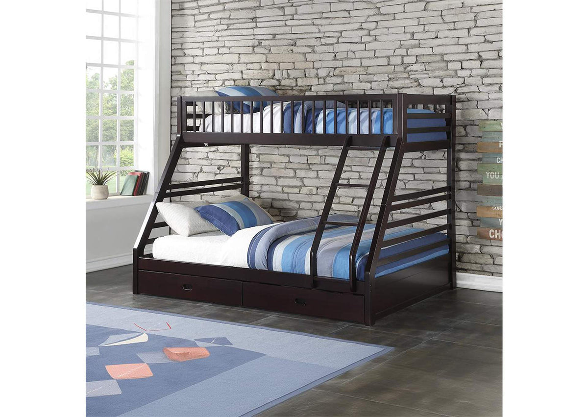 37425 Jason Twin XL-Queen Bunk Bed with Storage