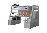 37445 Jason Ii Twin Loft Bed with Storage