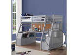 37445 Jason Ii Twin Loft Bed with Storage