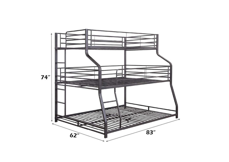 37450 Caius Ii Twin-Full-Queen Bunk Bed