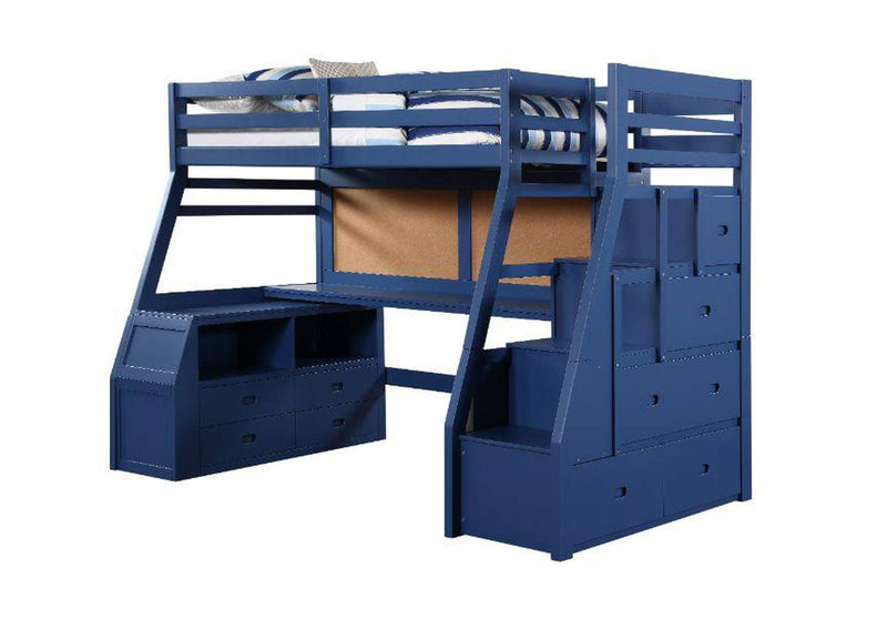 37455 Jason Ii Twin Loft Bed with Storage