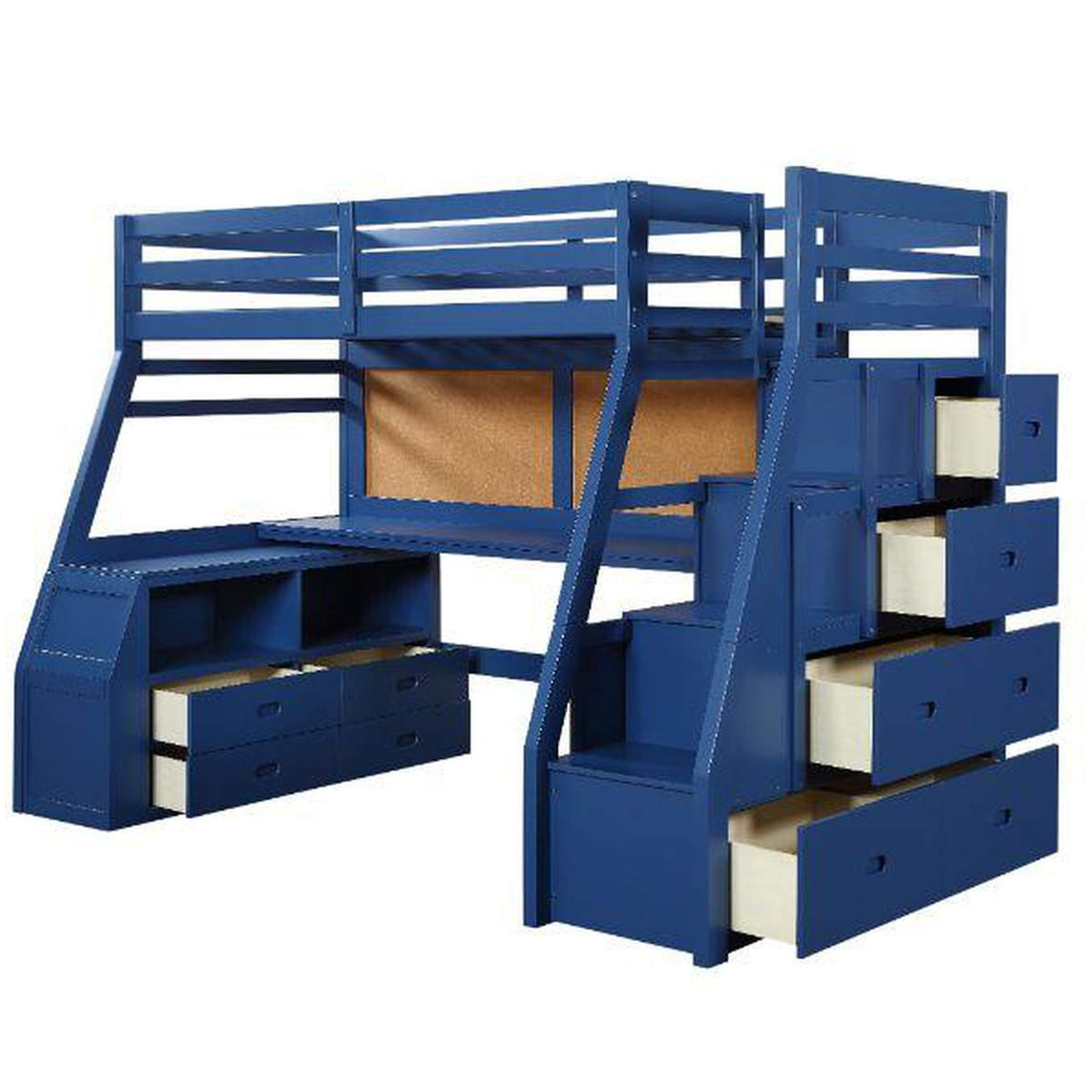 37455 Jason Ii Twin Loft Bed with Storage