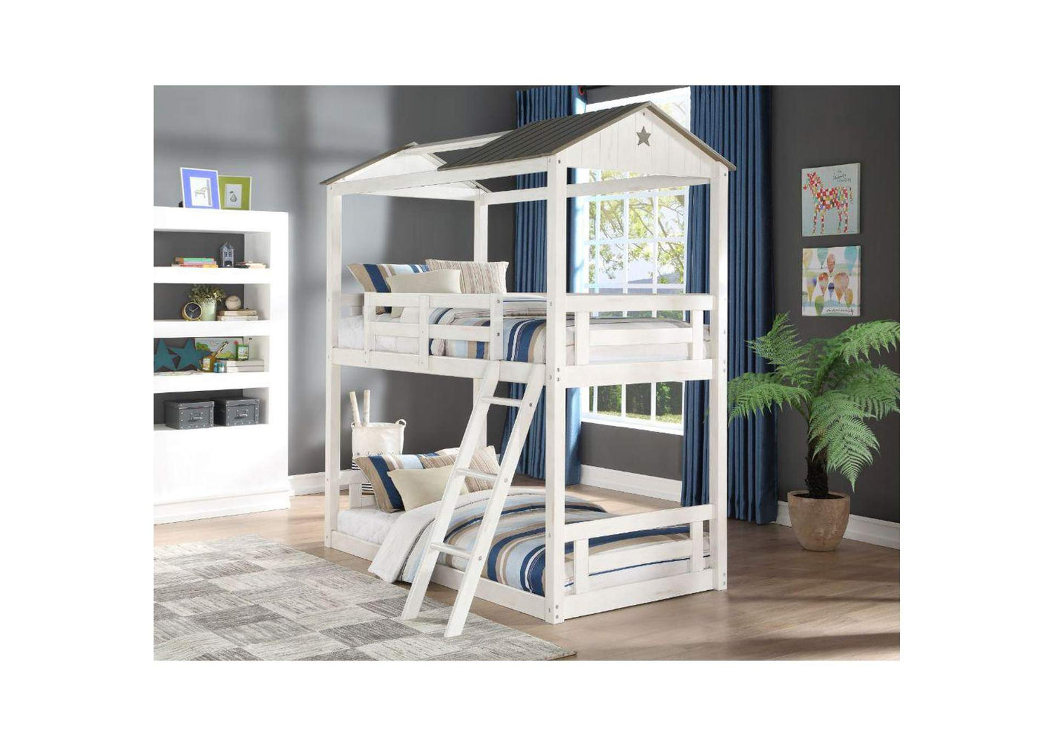 37665 Nadine Cottage Twin-Twin Bunk Bed