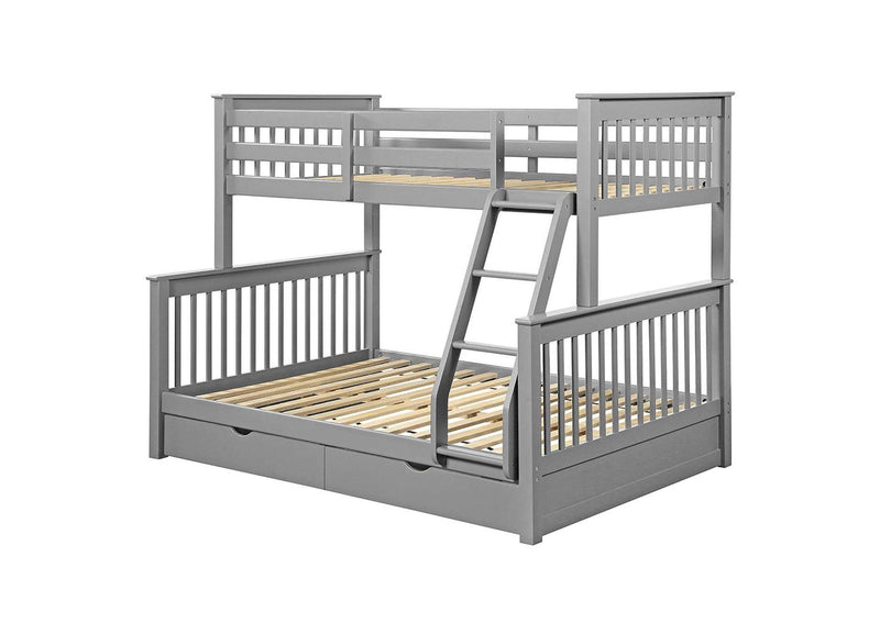 37755 Haley Ii Twin-Full Bunk Bed with Storage