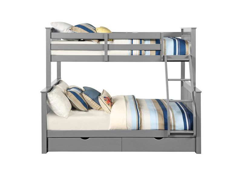 37755 Haley Ii Twin-Full Bunk Bed with Storage