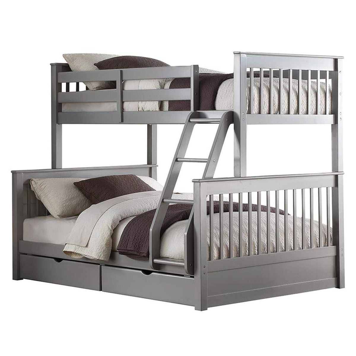 37755 Haley Ii Twin-Full Bunk Bed with Storage