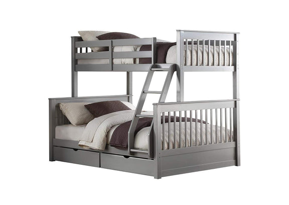 37755 Haley Ii Twin-Full Bunk Bed with Storage