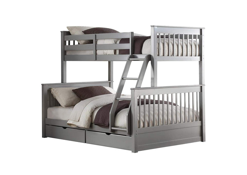 37755 Haley Ii Twin-Full Bunk Bed with Storage