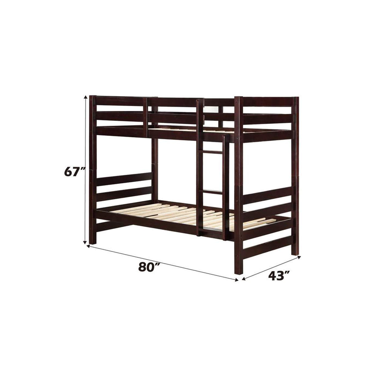 37775 Ronnie Twin-Twin Bunk Bed