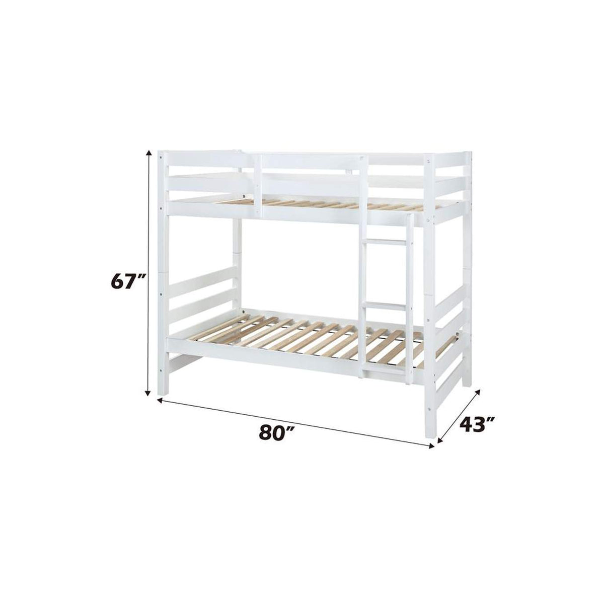 37785 Ronnie Twin-Twin Bunk Bed