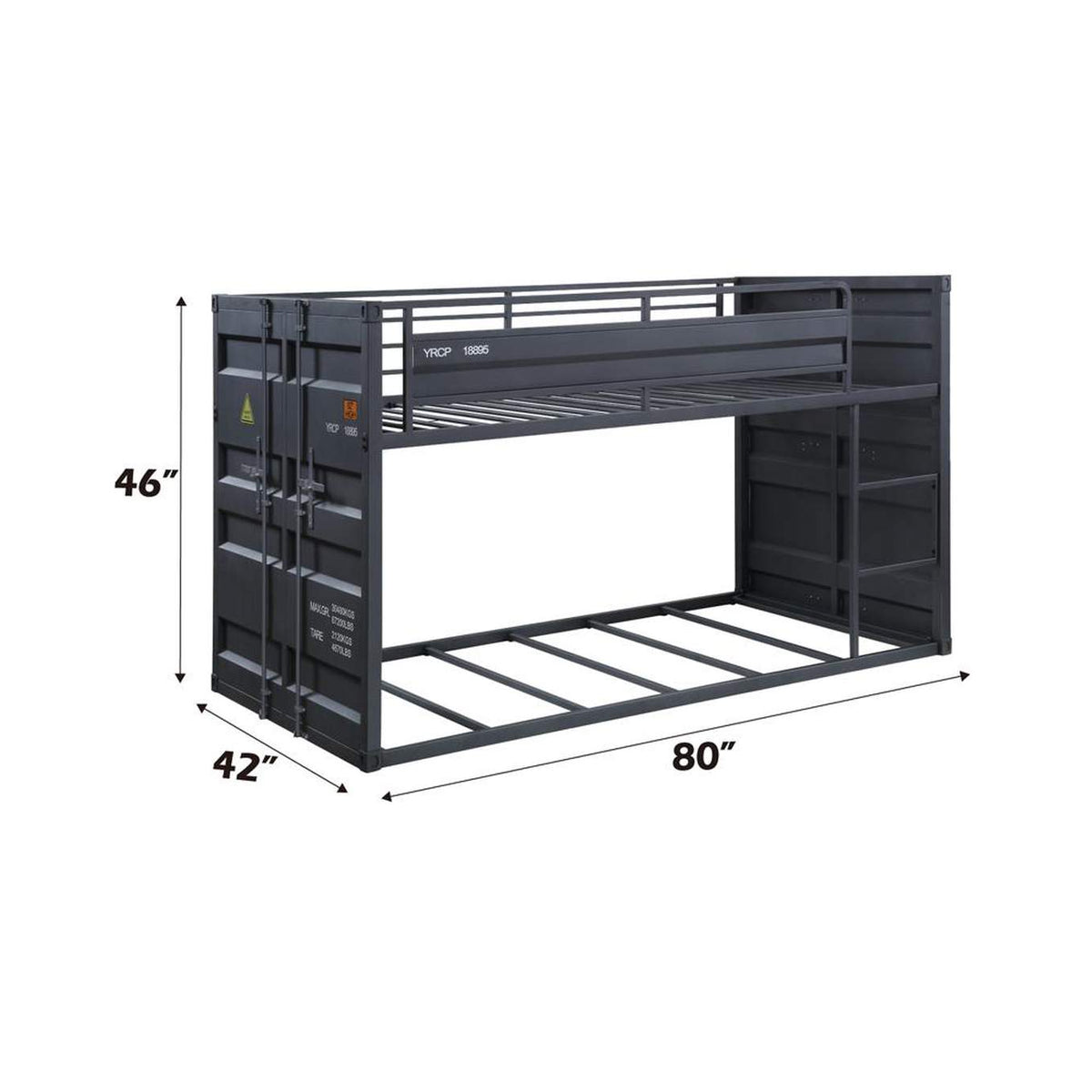 37815 Cargo Twin-Twin Bunk Bed