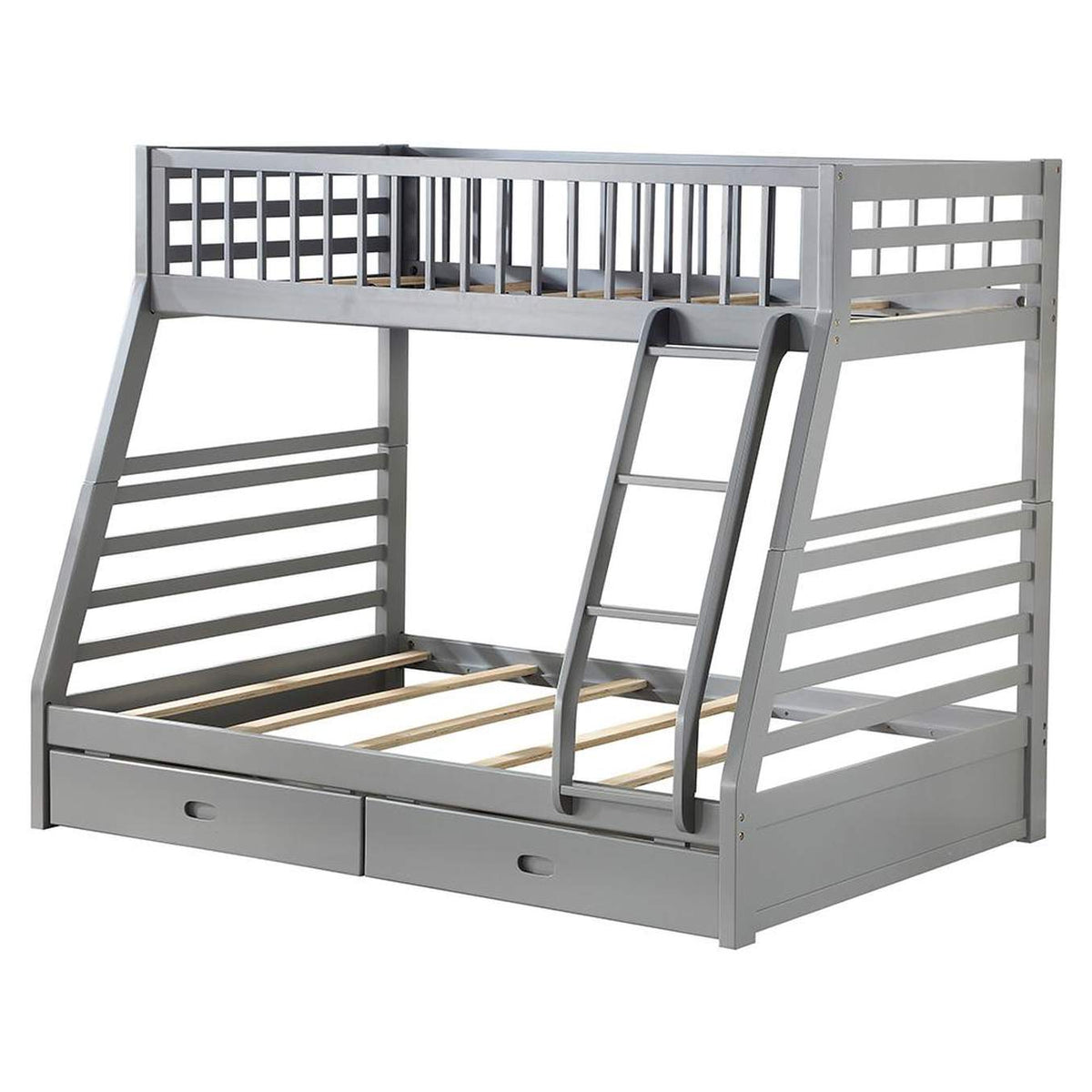 37840 Jason Twin-Full Bunk Bed with Storage