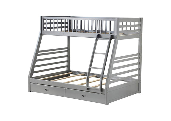 37840 Jason Twin-Full Bunk Bed with Storage