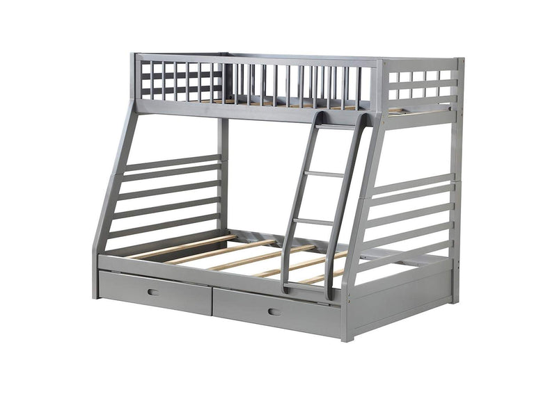 37840 Jason Twin-Full Bunk Bed with Storage