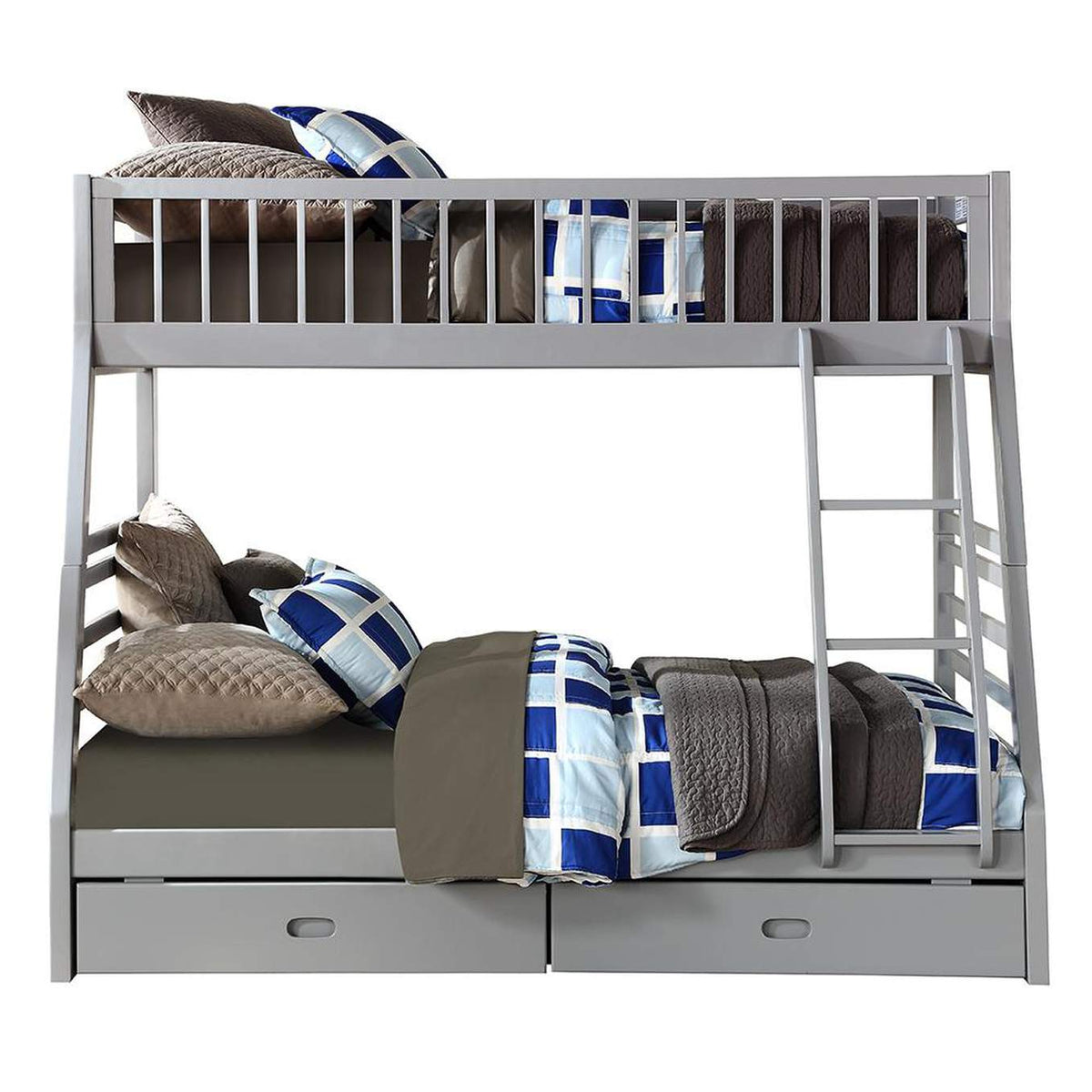 37840 Jason Twin-Full Bunk Bed with Storage