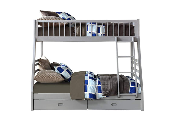 37840 Jason Twin-Full Bunk Bed with Storage