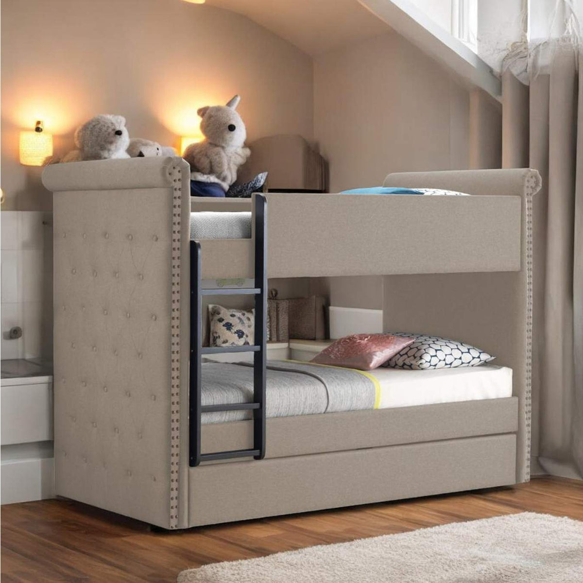 37850 Romana Ii Twin-Twin Bunk Bed with Trundle