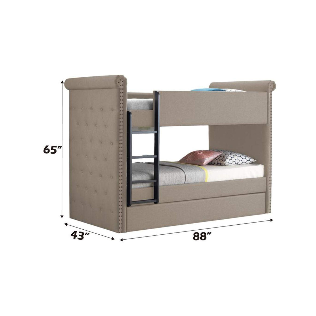 37850 Romana Ii Twin-Twin Bunk Bed with Trundle
