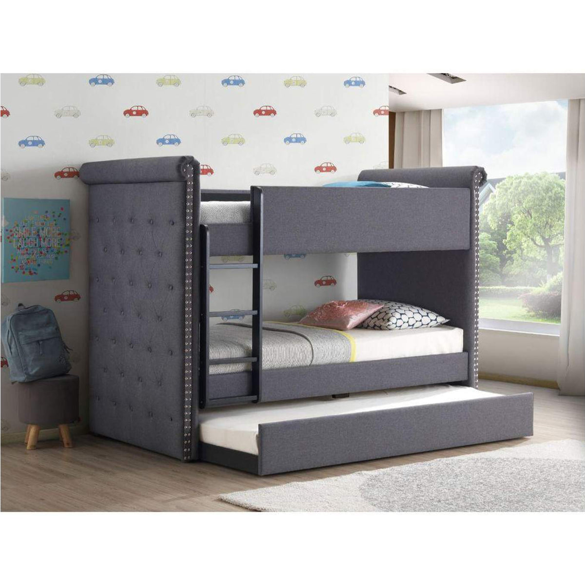 37855 Romana Ii Twin-Twin Bunk Bed with Trundle