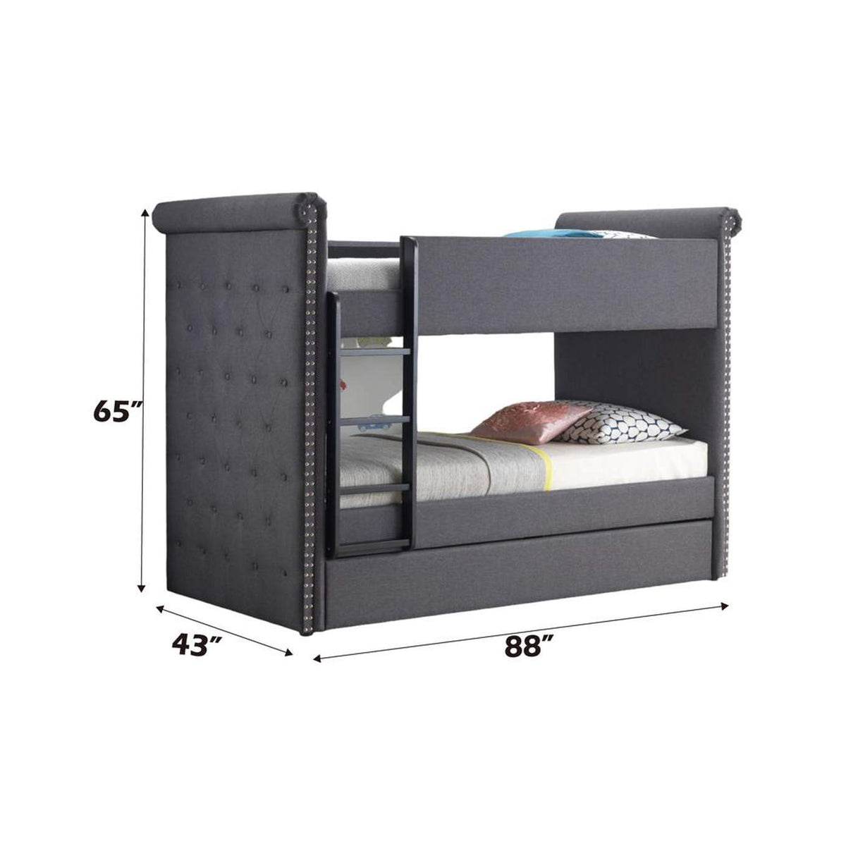 37855 Romana Ii Twin-Twin Bunk Bed with Trundle