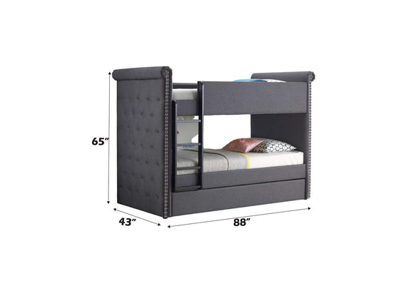 37855 Romana Ii Twin-Twin Bunk Bed with Trundle