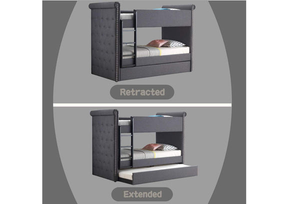 37855 Romana Ii Twin-Twin Bunk Bed with Trundle