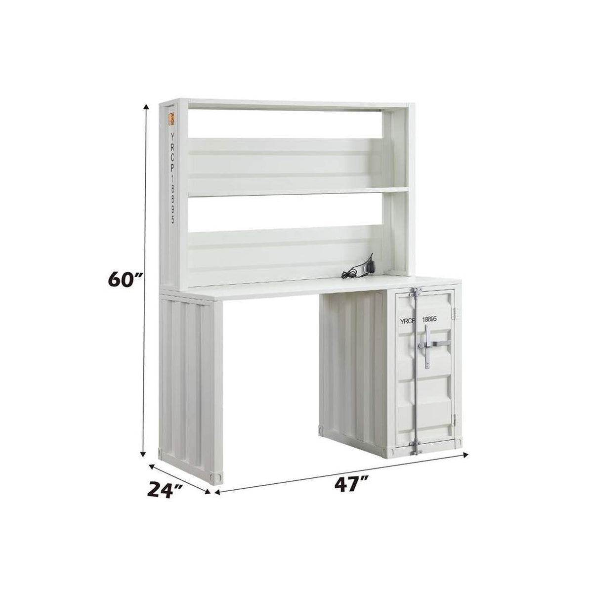 37887 Cargo Writing Desk with Hutch