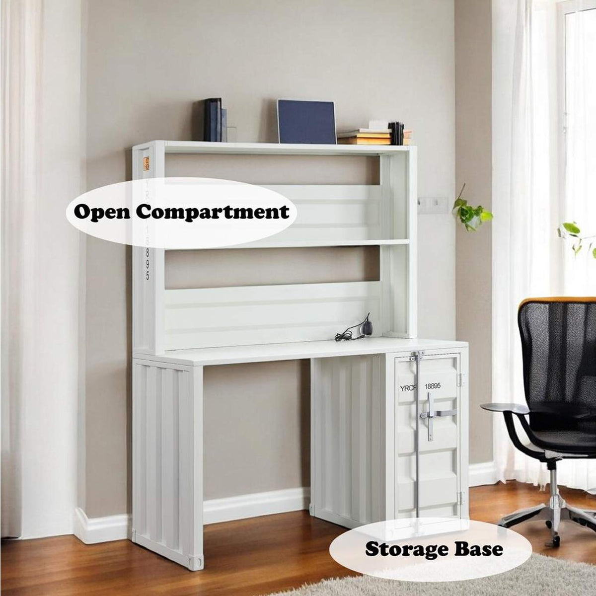 37887 Cargo Writing Desk with Hutch