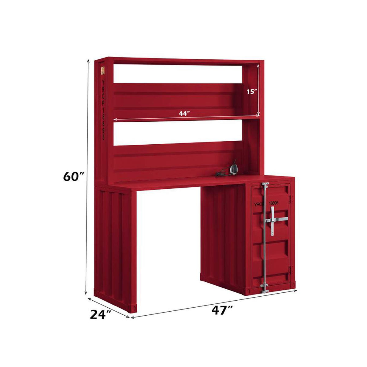 37917 Cargo Writing Desk with Hutch