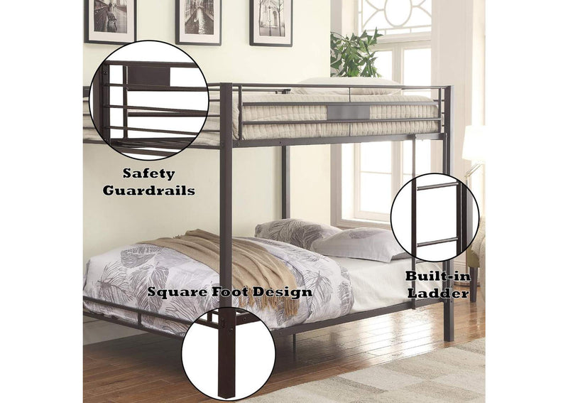 38015 Limbra Double Queen Bunk Bed